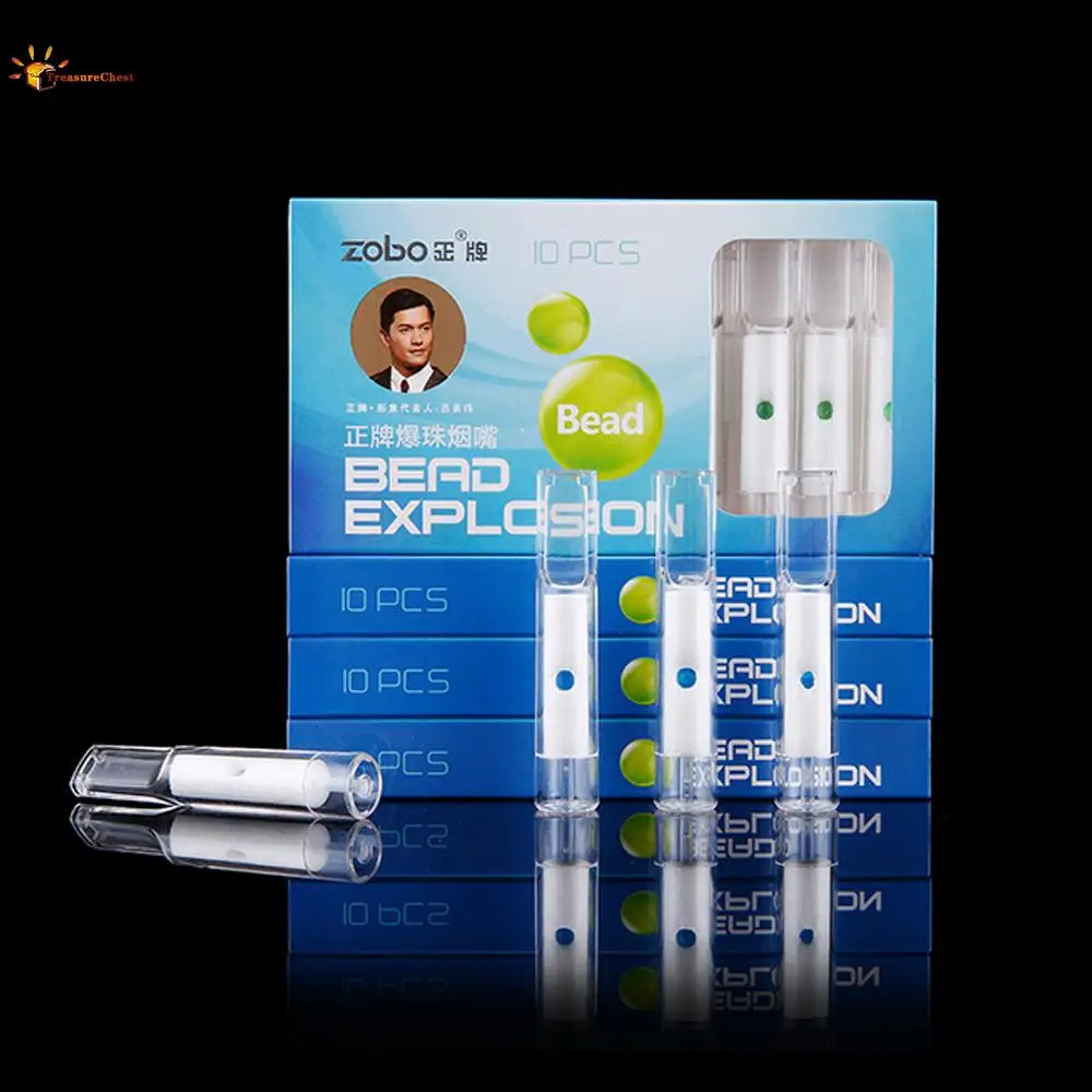 Disposable Cigarette Holder Filter Mint Fruit Flavor Ice Burst Beads Slim Cigarettes Holder Filter Smoking Accessories 10pcs/box
Disposable Cigarette Holder Filter Mint Fruit Flavor Ice Burst Beads Slim Cigarettes Holder Filter Smoking Accessories 10pcs/box