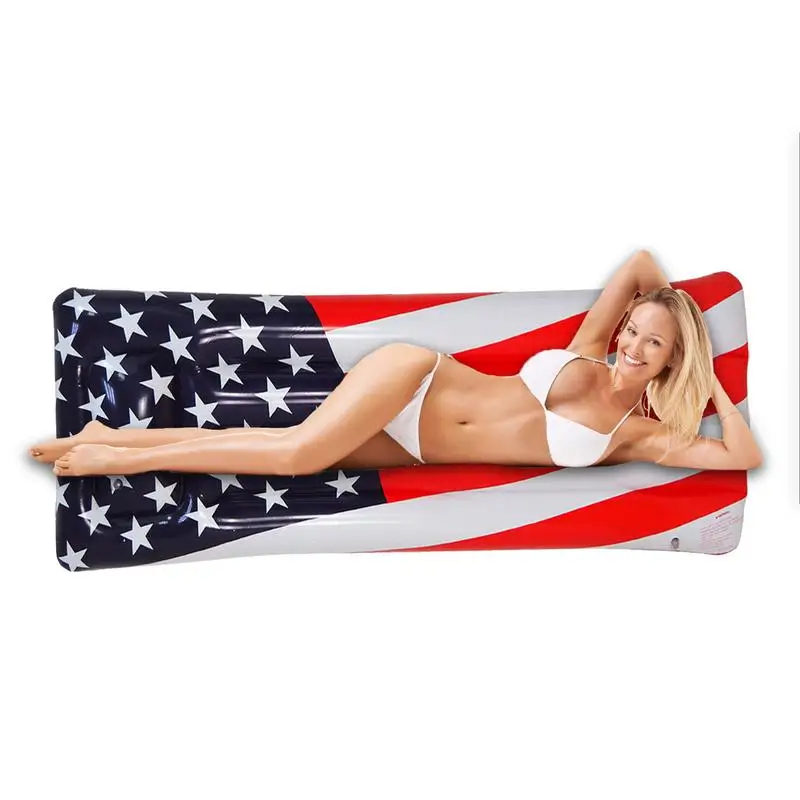 Pool Floats Adult Inflatable Floaties For Swimming Pool PVC 136kg Load Bearing Pool Floats With American Flag Pattern Foldable
Pool Floats Adult Inflatable Floaties For Swimming Pool PVC 136kg Load Bearing Pool Floats With American Flag Pattern Foldable