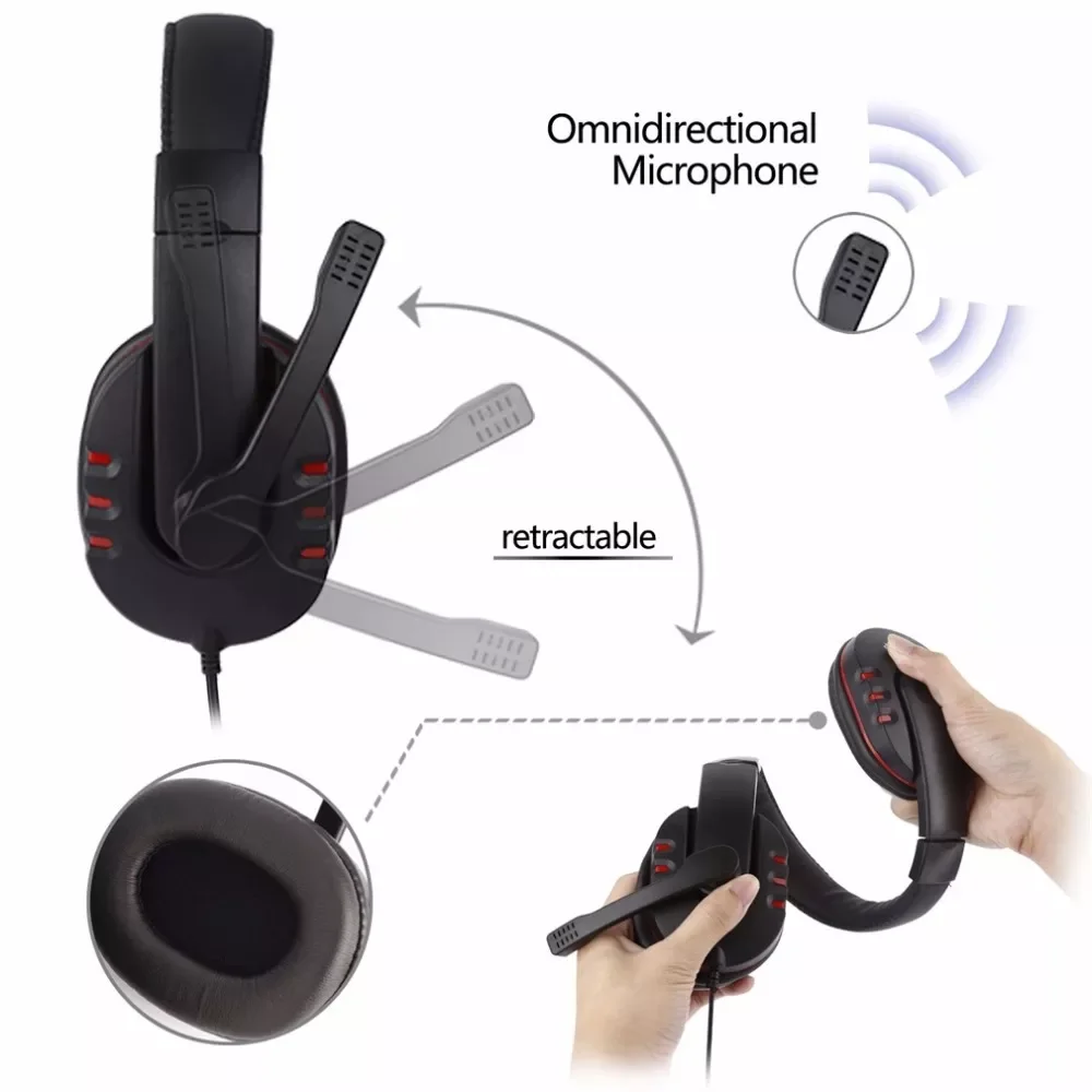 With Microphone Volume Control Game Earphone For Xbox one PS4 PC 3.5mm Wired Over-Head Gamer Headphone
With Microphone Volume Control Game Earphone For Xbox one PS4 PC 3.5mm Wired Over-Head Gamer Headphone