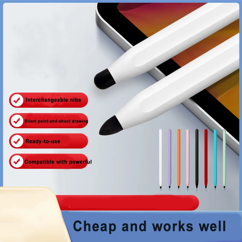 Universal Pencil Dual Head Touch Capacitive Screen Stylus Pen For Ipad Tablet Smartphone
Universal Pencil Dual Head Touch Capacitive Screen Stylus Pen For Ipad Tablet Smartphone