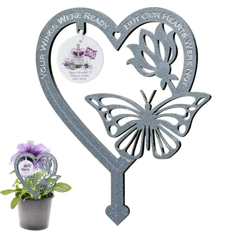 Queen Memorial Plaques Jubilee Picnic Butterfly Memorial Stake Weatherproof Inserted Garden Stakes Yard Sign For Kids Friends
Queen Memorial Plaques Jubilee Picnic Butterfly Memorial Stake Weatherproof Inserted Garden Stakes Yard Sign For Kids Friends