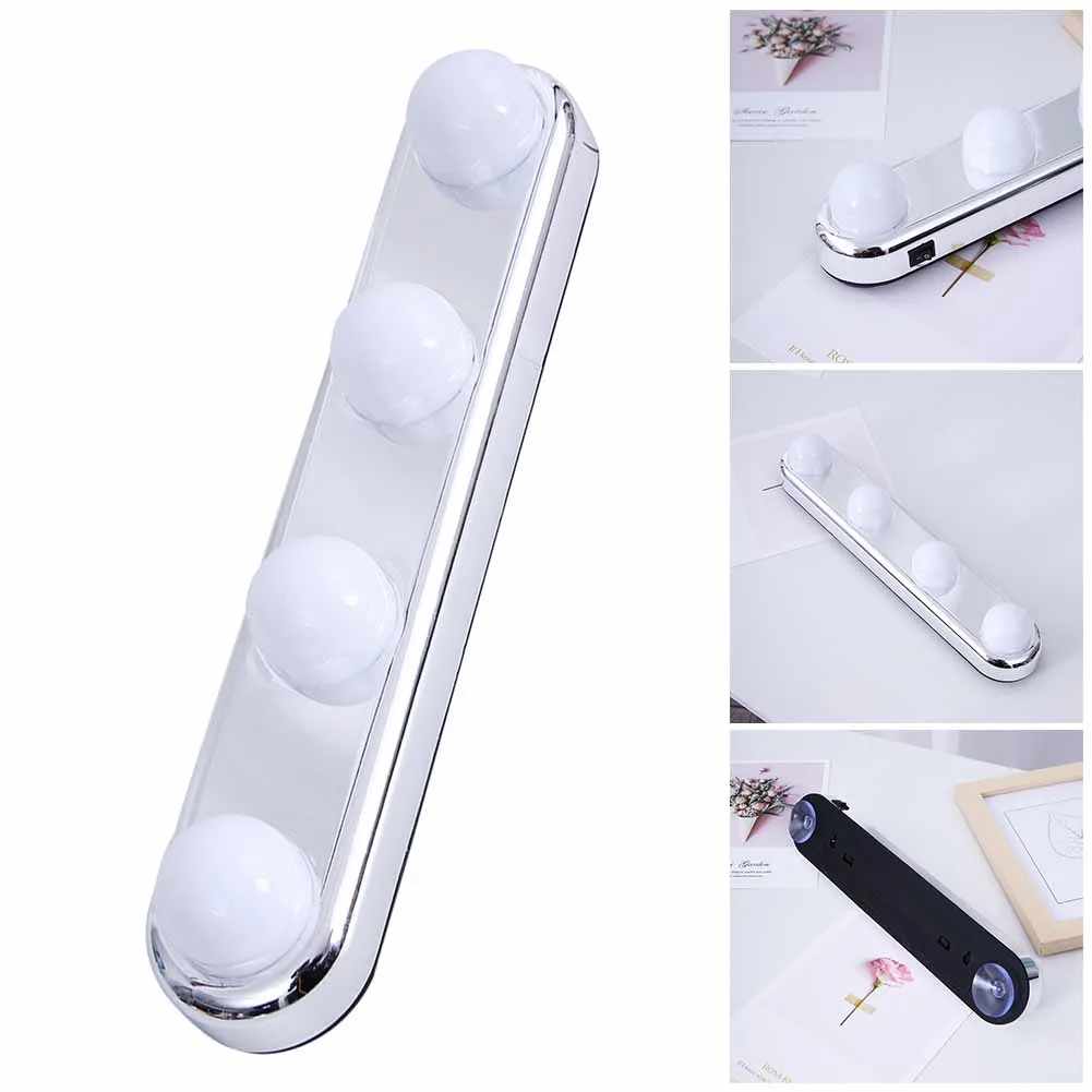 Durable Mirror Light LED 3 X AAbattery 4 LED ABS Applying Bathroom Cool White For Lamps Mirror Light Universal
Durable Mirror Light LED 3 X AAbattery 4 LED ABS Applying Bathroom Cool White For Lamps Mirror Light Universal