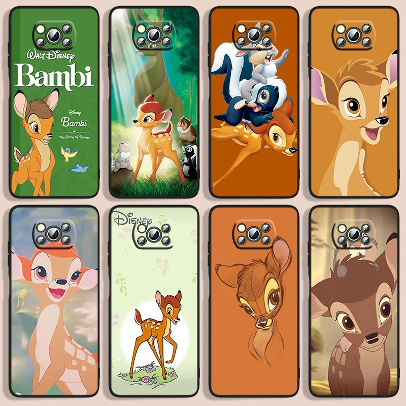 Bambi anime Phone Case For Xiaomi Poco F1 X2 F2 X3 C3 M3 F3 X4 M4 F4 Pro 5G 4G NFC GT Black luxury Silicone Funda Cover Back
Bambi anime Phone Case For Xiaomi Poco F1 X2 F2 X3 C3 M3 F3 X4 M4 F4 Pro 5G 4G NFC GT Black luxury Silicone Funda Cover Back