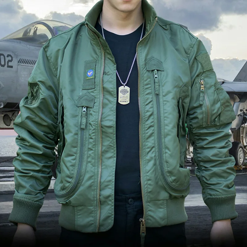 Flight Suit Jacket Tactical Windbreaker Short Military Green Flight Suit Outdoor Leisure Coat Autumn and Winter Cold Proof
Flight Suit Jacket Tactical Windbreaker Short Military Green Flight Suit Outdoor Leisure Coat Autumn and Winter Cold Proof