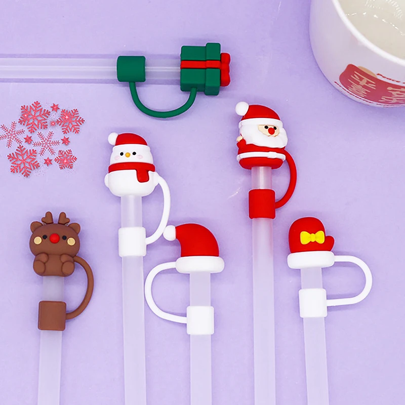 Christmas Straw Cover Silicone Tips Drinking Dust Cap Santa Snowman Yeti Straw Stopper Reusable Christmas Party Straw Decoration
Christmas Straw Cover Silicone Tips Drinking Dust Cap Santa Snowman Yeti Straw Stopper Reusable Christmas Party Straw Decoration