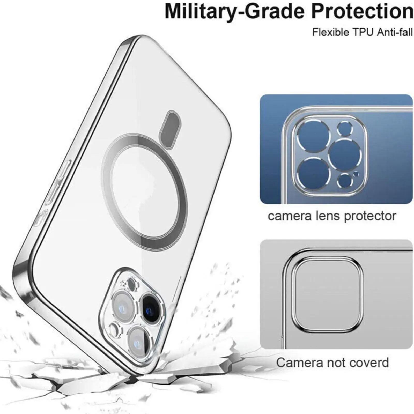 Thick Shockproof Silicone Clear Phone Case For IPhone 14 13 12 11 Pro Max Mini X XS XR 7 8 Plus Lens Protection Case Back Cover
Thick Shockproof Silicone Clear Phone Case For IPhone 14 13 12 11 Pro Max Mini X XS XR 7 8 Plus Lens Protection Case Back Cover