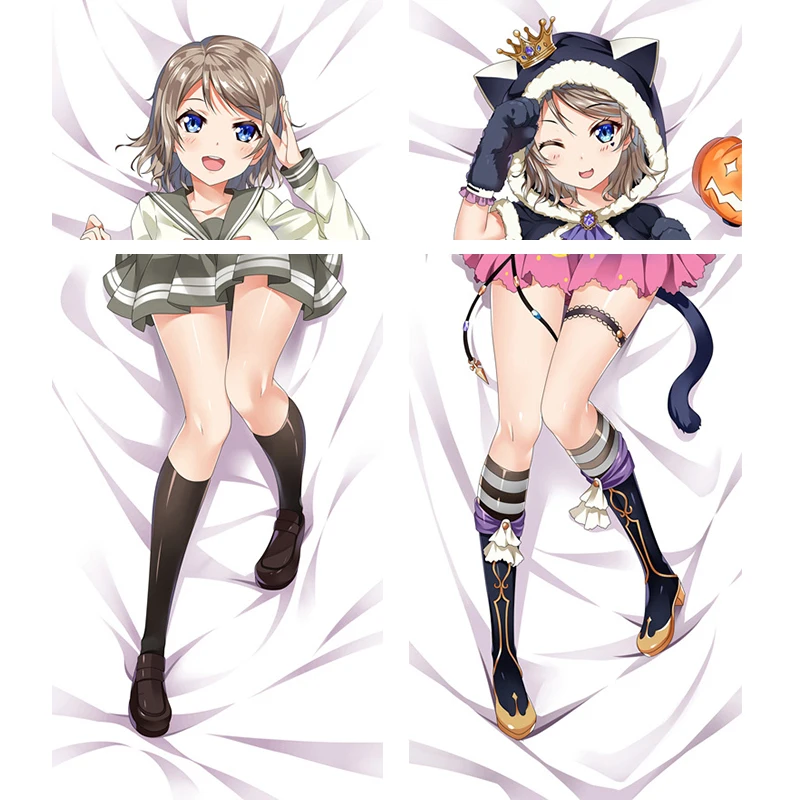 

MMF Anime Love Live! Sunshine!! Chika Takami & Riko Sakurauchi Pillow Cover Kurosawa Dia Dakimakura Body Pillowcase