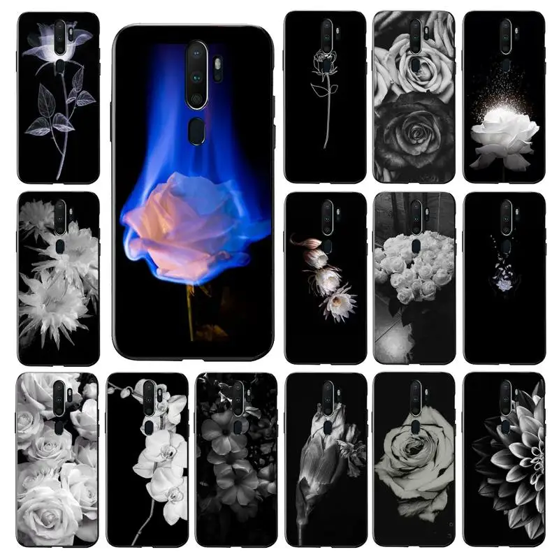 Black White Blooming Phone Case for Vivo Y91C Y11 17 19 17 67 81 Oppo A9 2020 Realme c3 
Black White Blooming Phone Case for Vivo Y91C Y11 17 19 17 67 81 Oppo A9 2020 Realme c3
