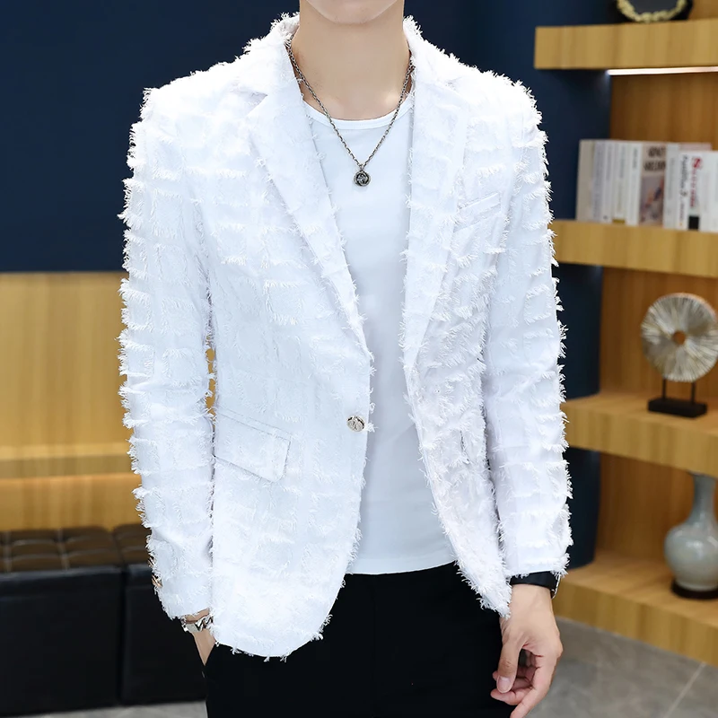 2023New fashion and handsome Korean version of the small suit male adolescent hair stylist casual coat slim tide master uniform
2023New fashion and handsome Korean version of the small suit male adolescent hair stylist casual coat slim tide master uniform