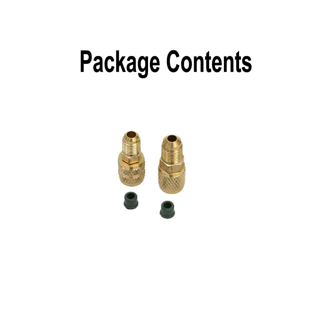 2PCS For R410 R32 R22 AC Refrigerant Adapter 5/16\\\\\\\" 1/4\\\\\\\" SAE Male Female For Valve System Tool Accessories
2PCS For R410 R32 R22 AC Refrigerant Adapter 5/16\\\\\\\" 1/4\\\\\\\" SAE Male Female For Valve System Tool Accessories