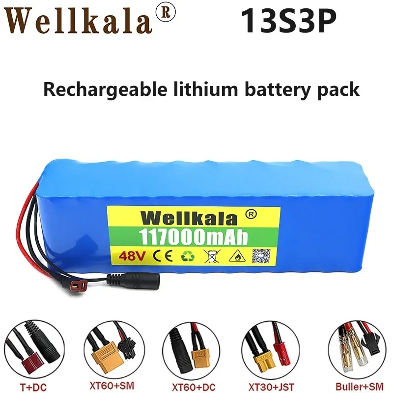 Aviation Arrival 18650 13S3P 48V Lithium Ion Rechargeable Battery Intelligent Chip Battery Pack Charger Golf Cart, Trolley, Etc
Aviation Arrival 18650 13S3P 48V Lithium Ion Rechargeable Battery Intelligent Chip Battery Pack Charger Golf Cart, Trolley, Etc