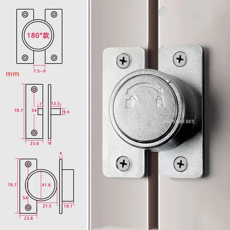Вращающаяся на 90/180 градусов металлическая дверь из цинкового сплава
Вращающаяся на 90/180 градусов металлическая дверь из цинкового сплава