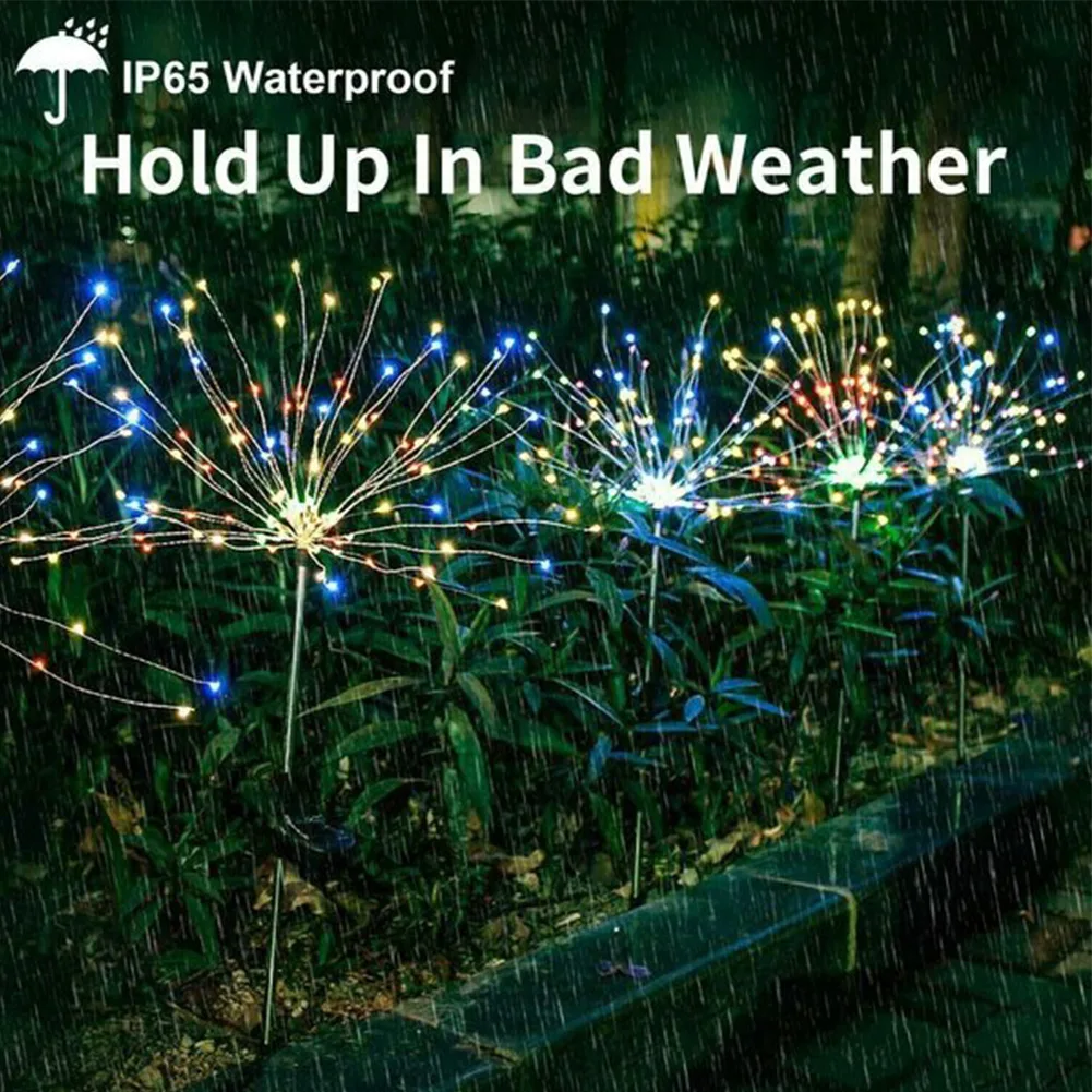 Led Lawn Lamp Solar Firework Light For Outdoor Garden Courtyard Decor 90 Leds String Lights Fireworks Lamps
Led Lawn Lamp Solar Firework Light For Outdoor Garden Courtyard Decor 90 Leds String Lights Fireworks Lamps