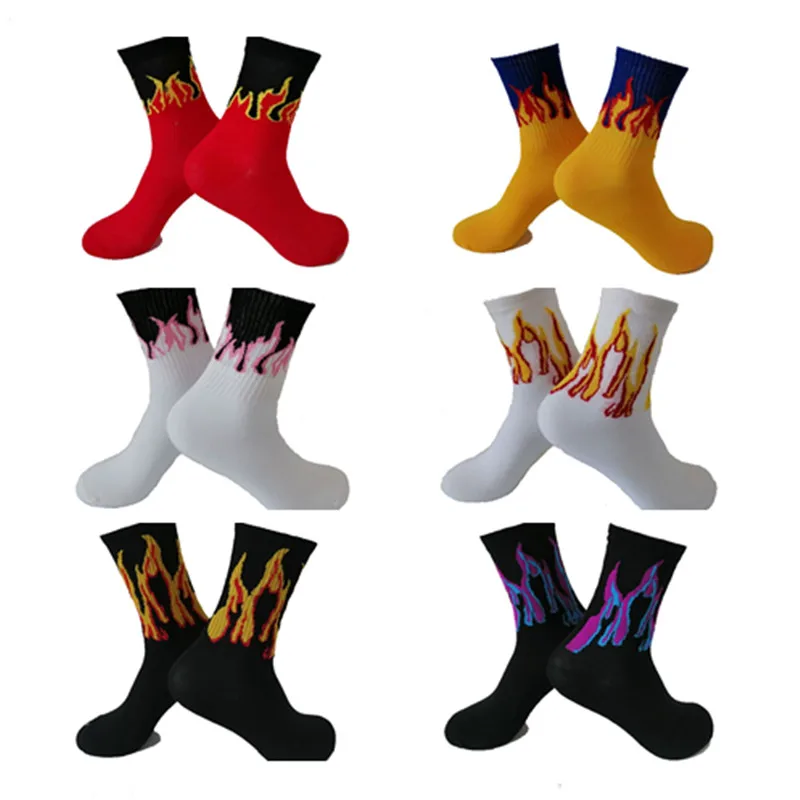 Male street style Harajuku flame socks funny hip hop skateboard men long meia happy crew cool cotton socks
Male street style Harajuku flame socks funny hip hop skateboard men long meia happy crew cool cotton socks