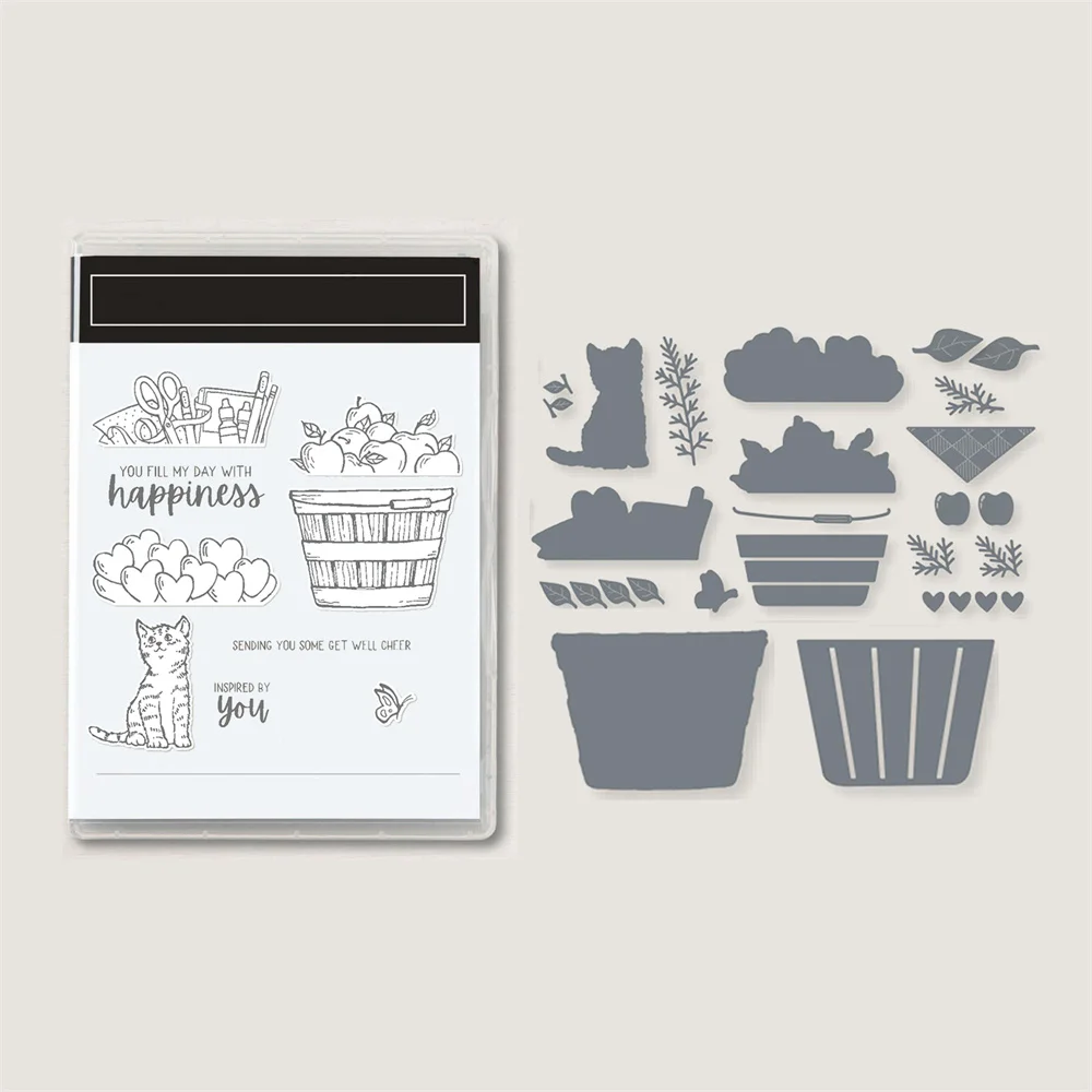 Sending You Some Cheer Cutting Dies Clear Silicone Cling Stamps DIY 2022 New Scrapbooking Paper Craft Decoration Embossing Molds
Sending You Some Cheer Cutting Dies Clear Silicone Cling Stamps DIY 2022 New Scrapbooking Paper Craft Decoration Embossing Molds