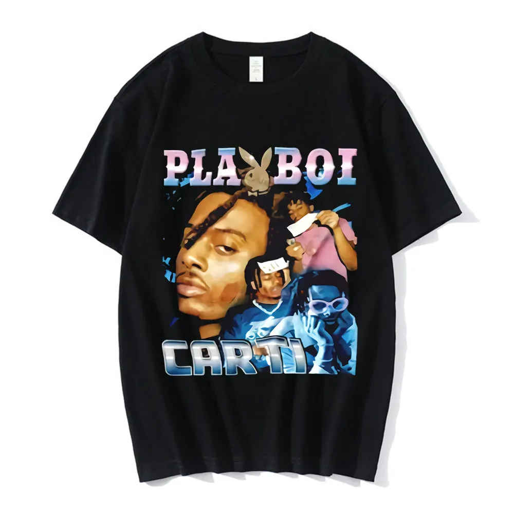 Rapper Playboi Carti Graphic T-shirt 90s Vintage Hip Hop T Shirts Fashion Design Casual T Shirt Hipster Men Clothes Streetwear
Rapper Playboi Carti Graphic T-shirt 90s Vintage Hip Hop T Shirts Fashion Design Casual T Shirt Hipster Men Clothes Streetwear