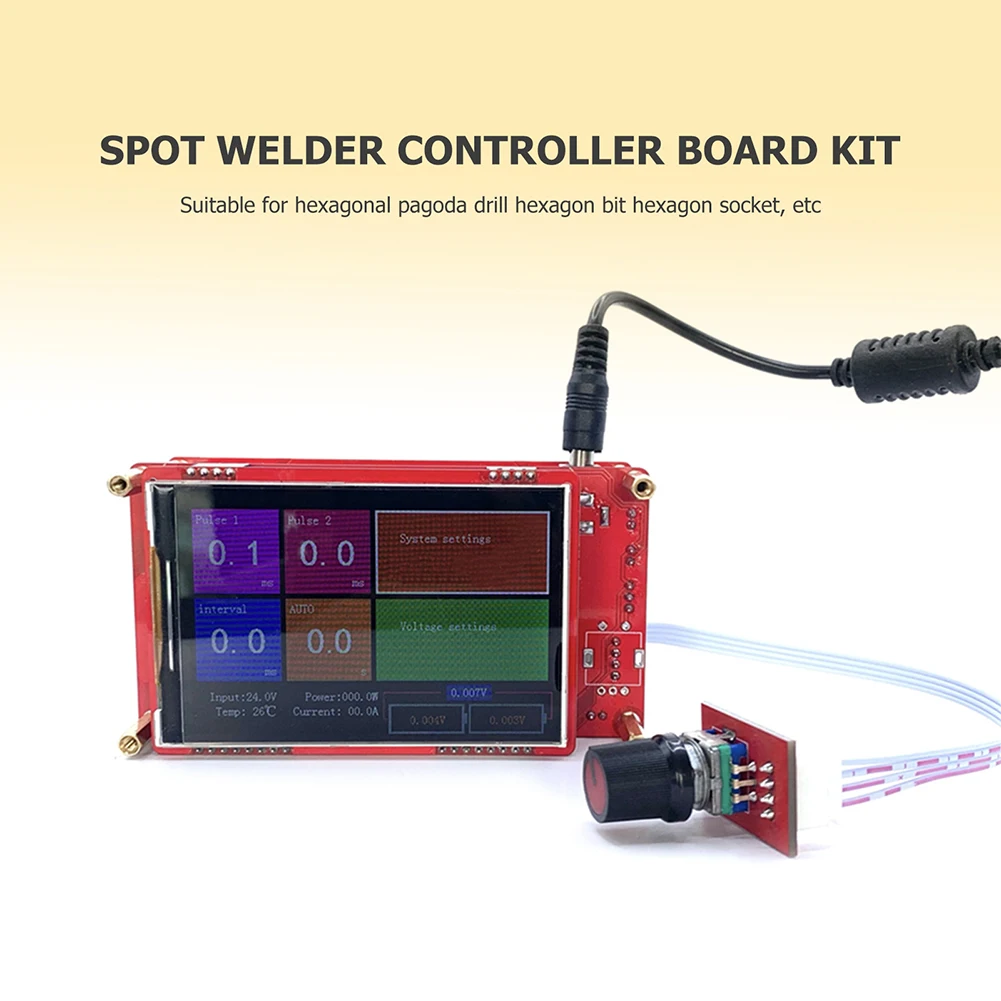 7Y320 Spot Welding Machine Controller Board Kit DC 12-24V Energy Storage High Power with Radiator Pneumatic Function
7Y320 Spot Welding Machine Controller Board Kit DC 12-24V Energy Storage High Power with Radiator Pneumatic Function