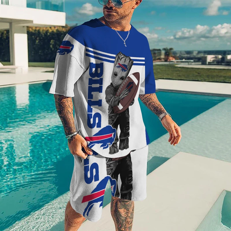 Summer Men's Sports Suit T-shirt Sets 2 Piece Creative Clothes Men Jersey Clothing 3d Rugby Team Print T-shirt and Shorts Set
Summer Men's Sports Suit T-shirt Sets 2 Piece Creative Clothes Men Jersey Clothing 3d Rugby Team Print T-shirt and Shorts Set