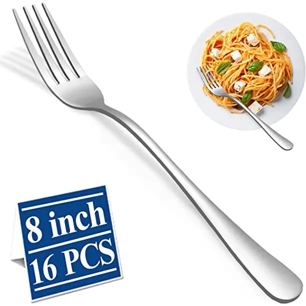 16 Pack 8 Inch Stainless Steel Dinner Forks For Western Style Dining Large round Table Mats 4 Place Mats Indoor Dining Washable
16 Pack 8 Inch Stainless Steel Dinner Forks For Western Style Dining Large round Table Mats 4 Place Mats Indoor Dining Washable