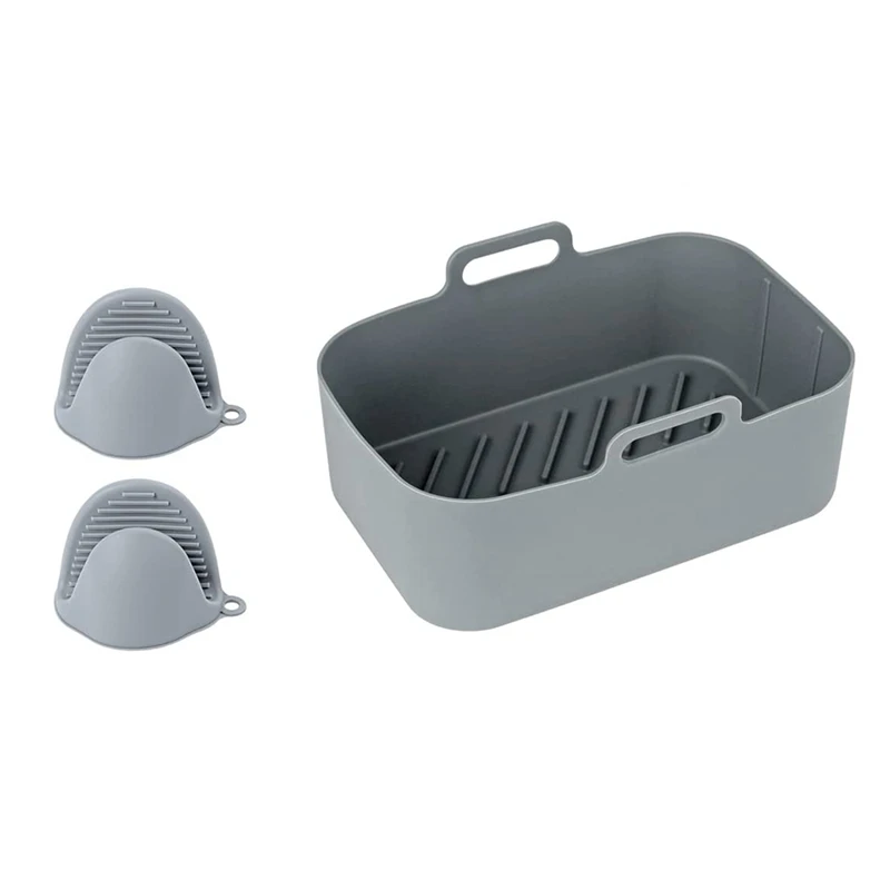 Air Fryer Silicone Pot-Air Fryer Liners For Ninja Foodi DZ201 DZ40, Easy Cleaning Air Fryer Pan With Heat-Proof Gloves
Air Fryer Silicone Pot-Air Fryer Liners For Ninja Foodi DZ201 DZ40, Easy Cleaning Air Fryer Pan With Heat-Proof Gloves