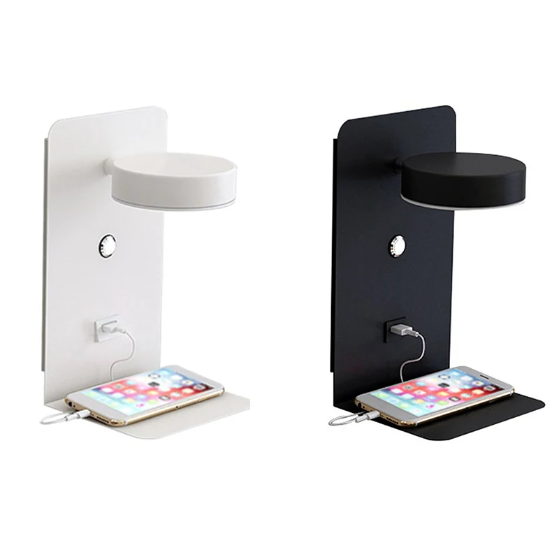 Reading Wall Light With USB Port Charging Creative Rack Bedside Lamp With Switch
Reading Wall Light With USB Port Charging Creative Rack Bedside Lamp With Switch