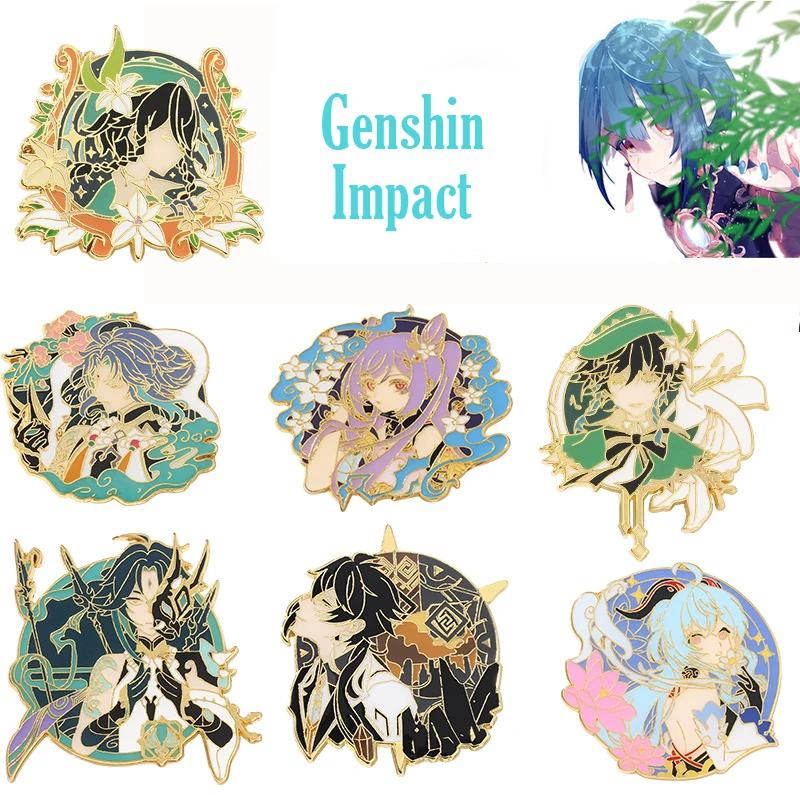 Stainless Steel Genshin Impact High-end Game Zhongli Wendy's Metal Badge Brooch Comic Figure Brooch Game Pendant Badge
Stainless Steel Genshin Impact High-end Game Zhongli Wendy's Metal Badge Brooch Comic Figure Brooch Game Pendant Badge