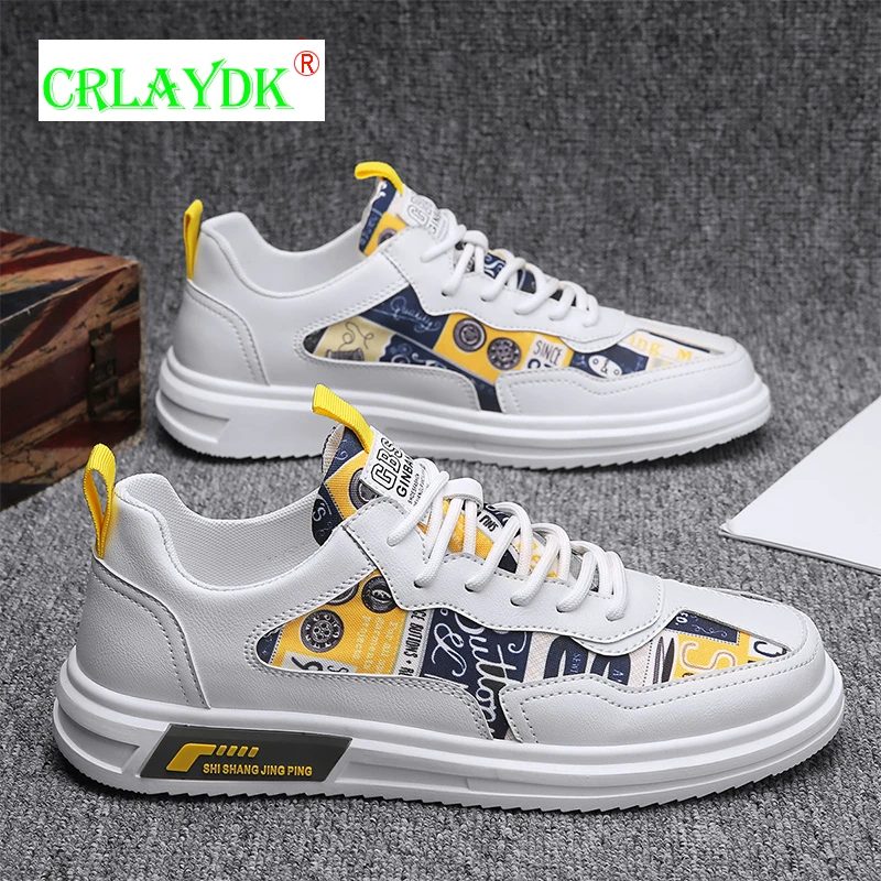 CRLAYDK Men's Casual Shoes Skateboard Fashion Flats Lace-up Students Sports Running Sneakers Low Top Non Slip Chaussure Homme
CRLAYDK Men's Casual Shoes Skateboard Fashion Flats Lace-up Students Sports Running Sneakers Low Top Non Slip Chaussure Homme