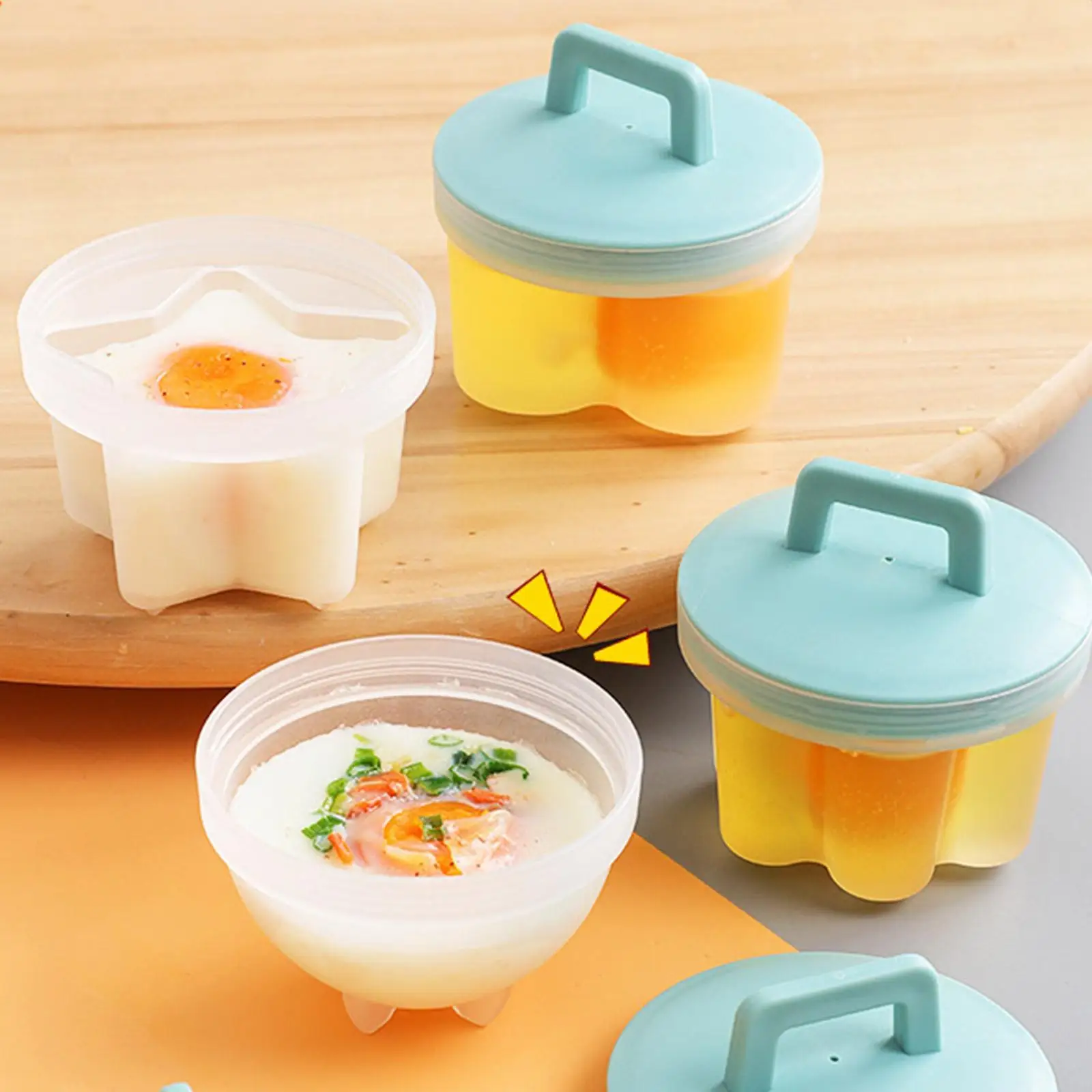 4 Pcs/Set Cute Egg Cooker Tools With Brush Plastic Egg Boiler Poacher For Kid Baking Egg Mold Maker Kitchen Accessories
4 Pcs/Set Cute Egg Cooker Tools With Brush Plastic Egg Boiler Poacher For Kid Baking Egg Mold Maker Kitchen Accessories