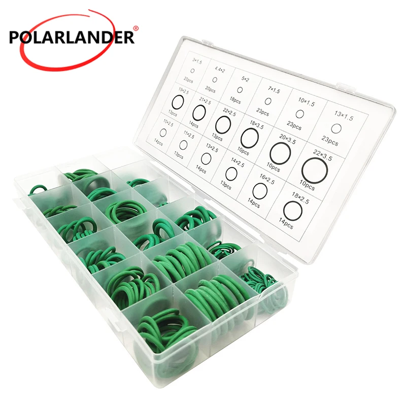 O-ring Rubber in Various Sizes Green/Black Nitrile Seal Air Conditioner A/C System for Car Automotive
O-ring Rubber in Various Sizes Green/Black Nitrile Seal Air Conditioner A/C System for Car Automotive
