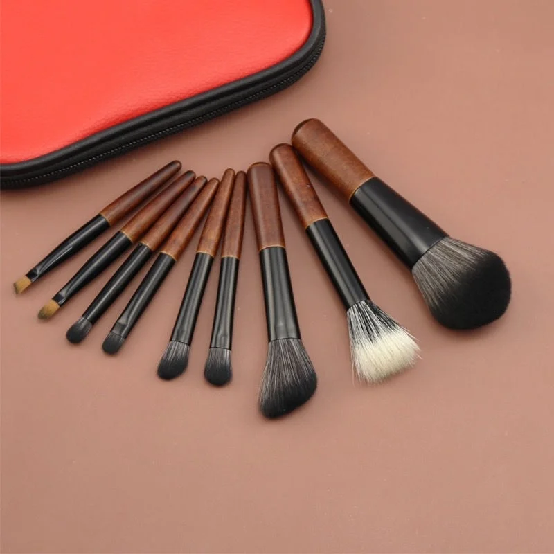 9 PCS Animal Hair Mini Cosmetic Set Portable Wool Stippling Short Rod Eye Shadow Brush Concealer Travel Suit Makeup Brush Set
9 PCS Animal Hair Mini Cosmetic Set Portable Wool Stippling Short Rod Eye Shadow Brush Concealer Travel Suit Makeup Brush Set