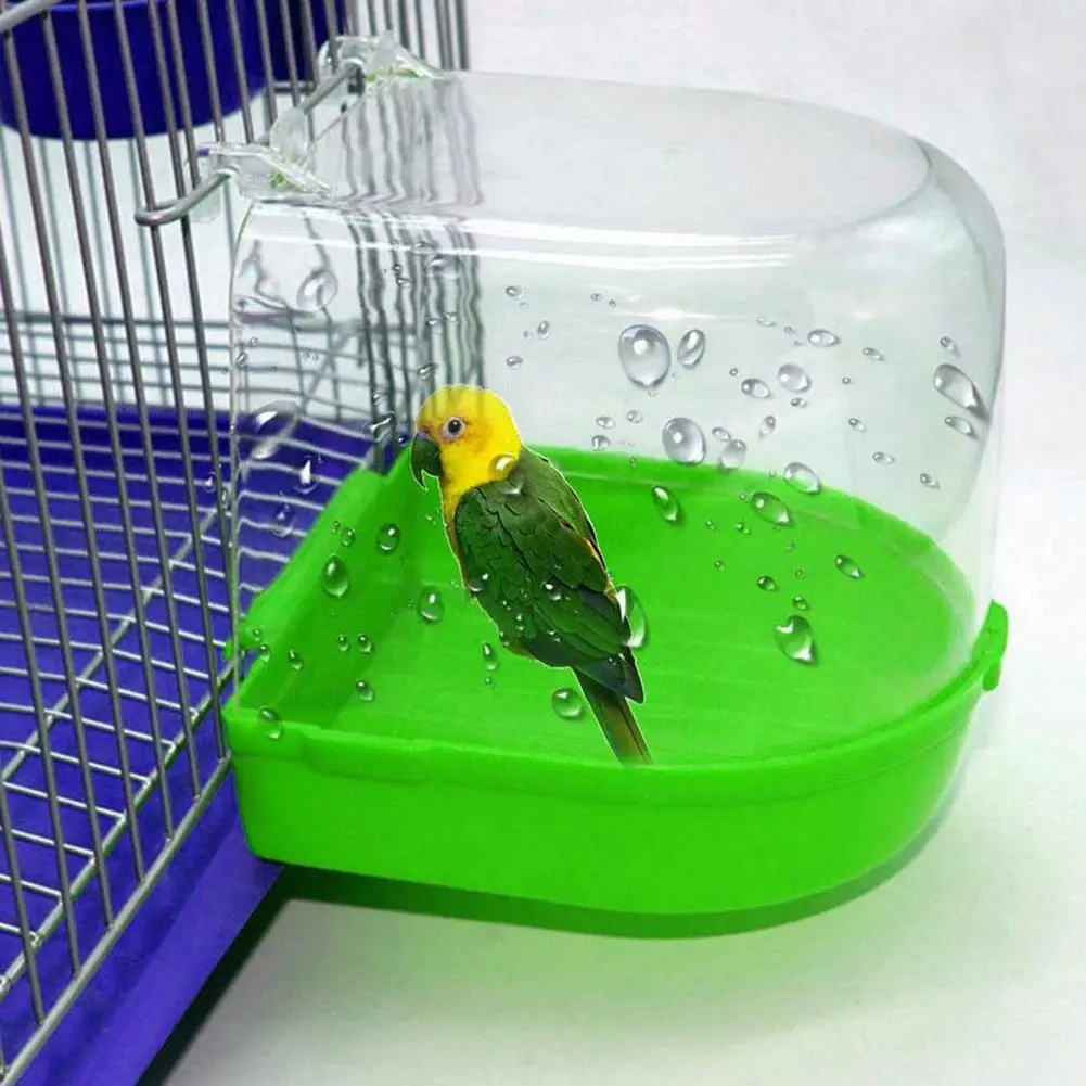 Bird Bath Bathtub Bath Box Bird Cleaning Tool Cage Accessories Parrot Bath Transparent Plastic Hanging Tub Shower Hanging Decor
Bird Bath Bathtub Bath Box Bird Cleaning Tool Cage Accessories Parrot Bath Transparent Plastic Hanging Tub Shower Hanging Decor