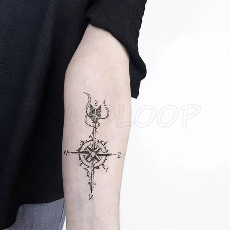Compass Feather Arrow Small Temporary Tattoo Sticker Fake Tattoos for Women Men Body Makeup Waterproof Stickers
Compass Feather Arrow Small Temporary Tattoo Sticker Fake Tattoos for Women Men Body Makeup Waterproof Stickers