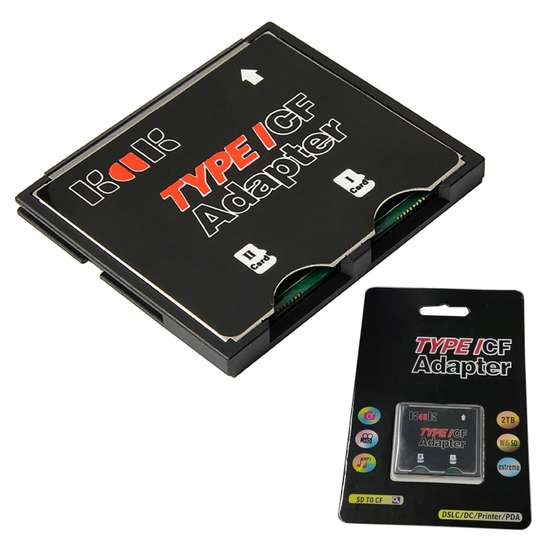 Commonly Used 2 Port Slot SDHC TF to CF Type I Flash Compact Card Reader Adapter Computer Accessories
Commonly Used 2 Port Slot SDHC TF to CF Type I Flash Compact Card Reader Adapter Computer Accessories