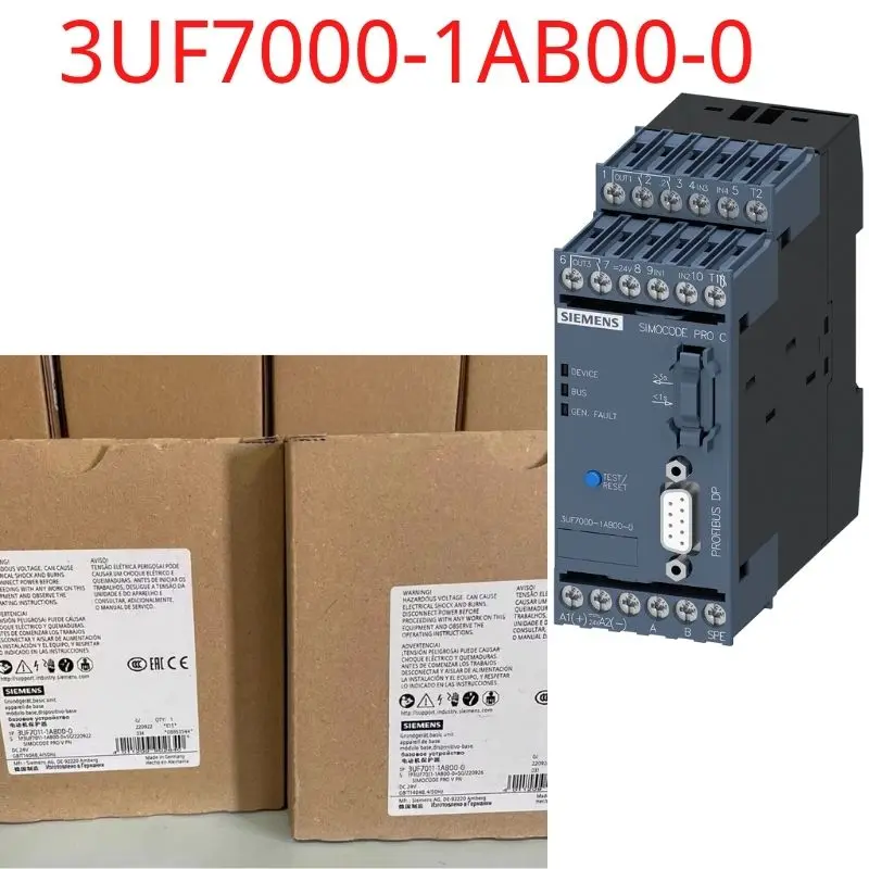3UF7000-1AB00-0 совершенно новый базовый блок SIMOCODE pro C, интерфейсы PROFIBUS DP 12 Мбит/с, RS 485, 4I/3O, свободно настраиваемый, США:
3UF7000-1AB00-0 совершенно новый базовый блок SIMOCODE pro C, интерфейсы PROFIBUS DP 12 Мбит/с, RS 485, 4I/3O, свободно настраиваемый, США: