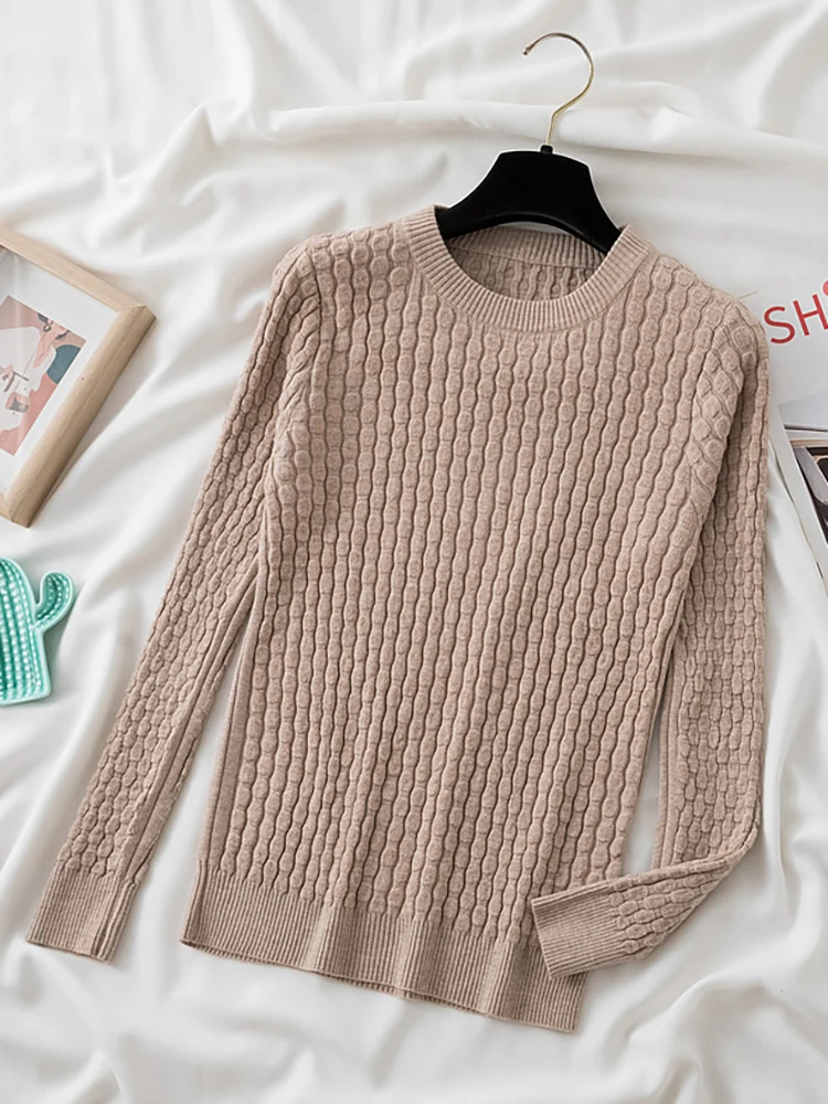 Autumn Winter 2022 Pullover Sweater Women Basic Striped Round Neck Slim Long Sleeve Top Knitted Korean Style Pull Femme Hiver
Autumn Winter 2022 Pullover Sweater Women Basic Striped Round Neck Slim Long Sleeve Top Knitted Korean Style Pull Femme Hiver