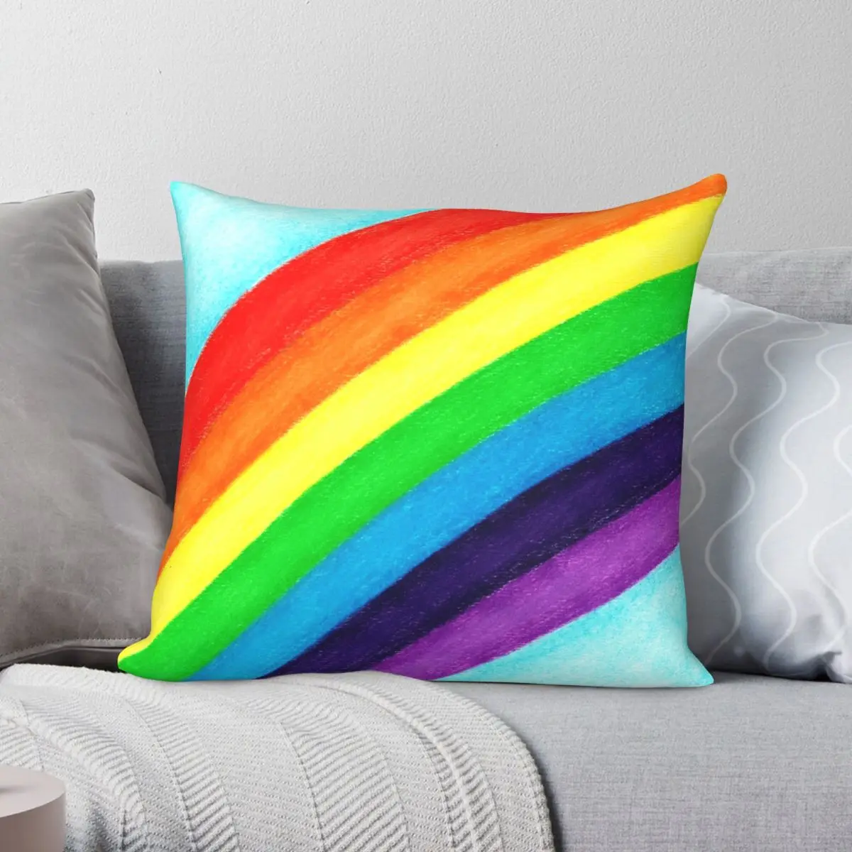 Rainbow Pillowcase Polyester Linen Velvet Printed Zip Decor Home Cushion Cover
Rainbow Pillowcase Polyester Linen Velvet Printed Zip Decor Home Cushion Cover