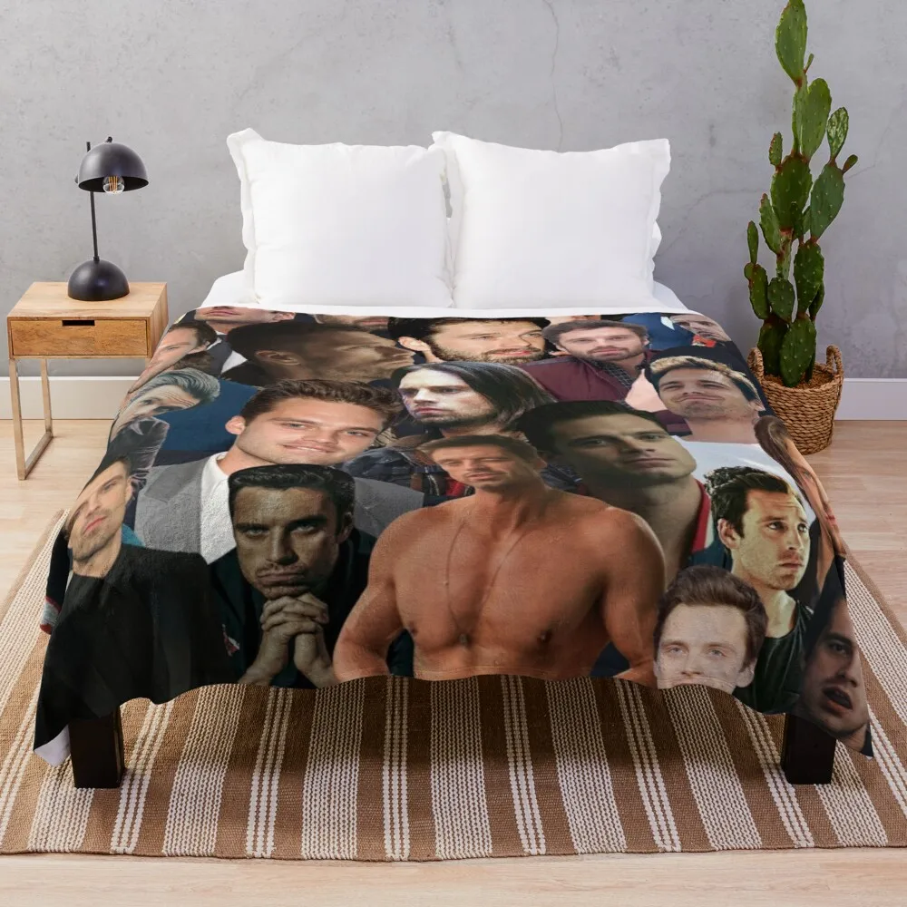 Sebastian Stan photo collageThrow Blanket designer blanket fashion sofa blankets
Sebastian Stan photo collageThrow Blanket designer blanket fashion sofa blankets