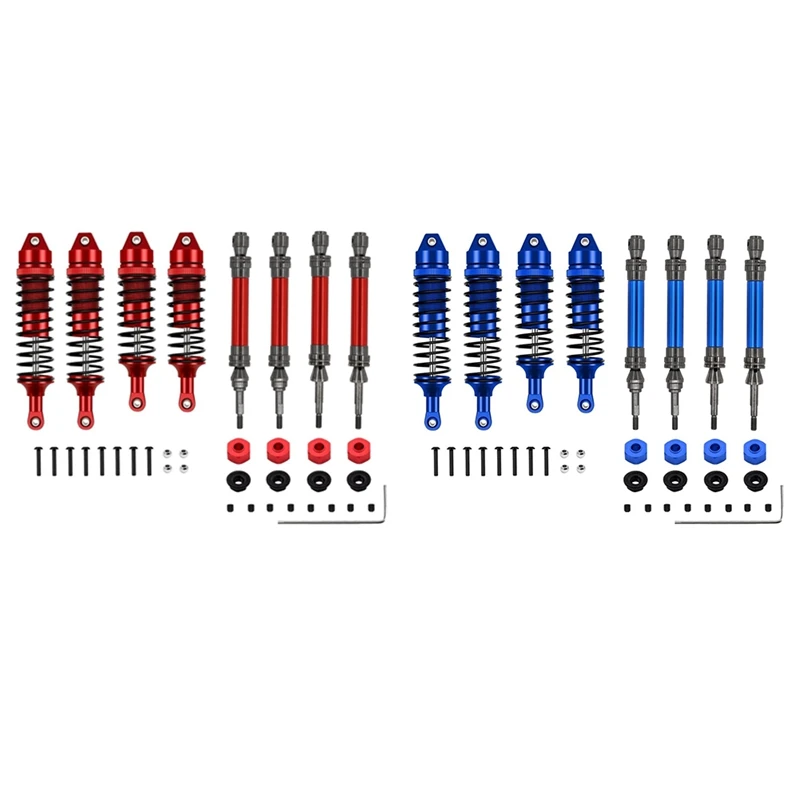 Metal Drive Shaft And Shock Absorber Set For 1/10 Traxxas Slash Rustler Stampede Hoss VXL 4X4 RC Car Upgrades Parts Kit Red
Metal Drive Shaft And Shock Absorber Set For 1/10 Traxxas Slash Rustler Stampede Hoss VXL 4X4 RC Car Upgrades Parts Kit Red