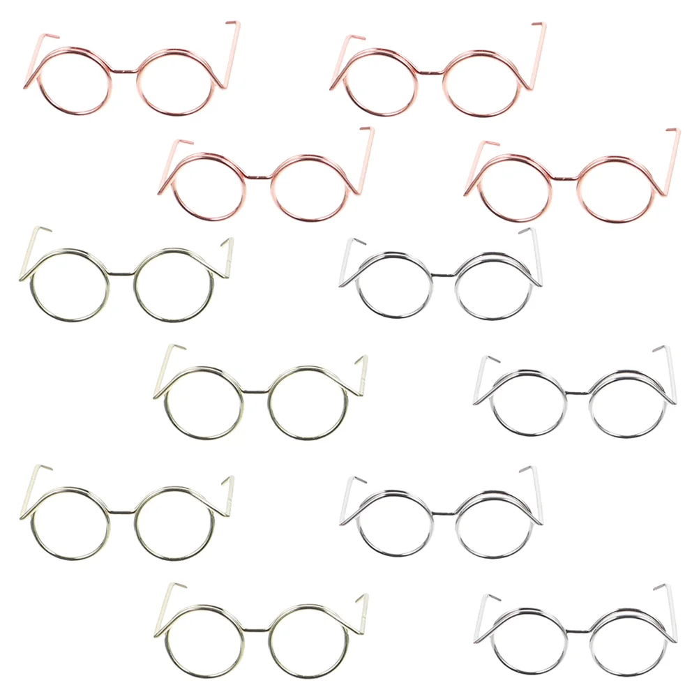 12 шт., миниатюрные очки без оправы 
12 шт., миниатюрные очки без оправы