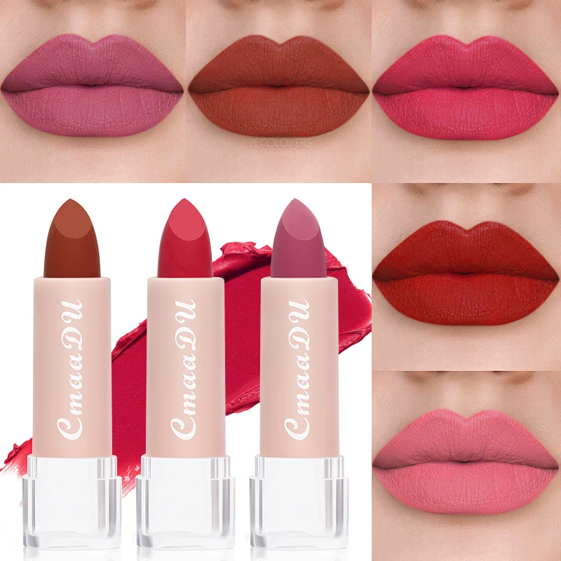 Matte Lipstick Waterproof Long Lasting Lip Stick Sexy Red Pink Velvet Nude 15 Colors Lipsticks Women Cosmetics 2022 Makeup Tools
Matte Lipstick Waterproof Long Lasting Lip Stick Sexy Red Pink Velvet Nude 15 Colors Lipsticks Women Cosmetics 2022 Makeup Tools