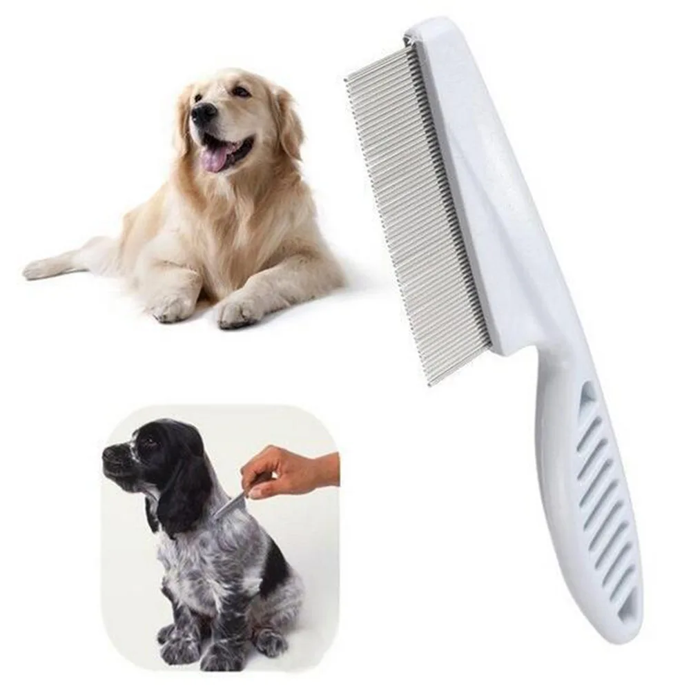 Pet Dog Cat Comb Puppy Kitten Flea Comb Stainless Pin Hair Fur Detangler Fur Deshedding Shedding Trimmer Grooming Rake Brush
Pet Dog Cat Comb Puppy Kitten Flea Comb Stainless Pin Hair Fur Detangler Fur Deshedding Shedding Trimmer Grooming Rake Brush