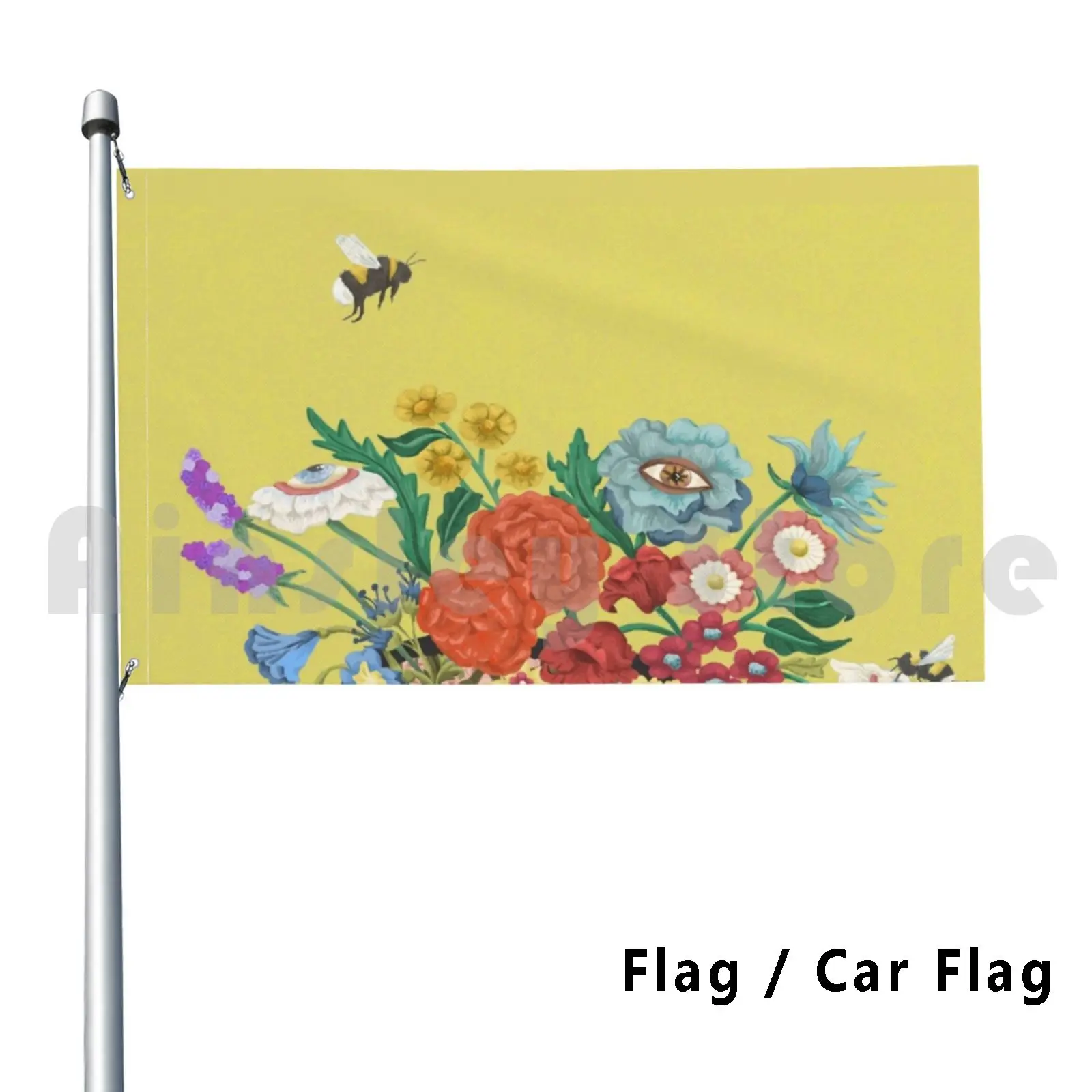 Flourishing Yellow Outdoor Decor Flag Car Flag Wildflowers Roses Surreal Bumblebee Nature Silhouette
Flourishing Yellow Outdoor Decor Flag Car Flag Wildflowers Roses Surreal Bumblebee Nature Silhouette