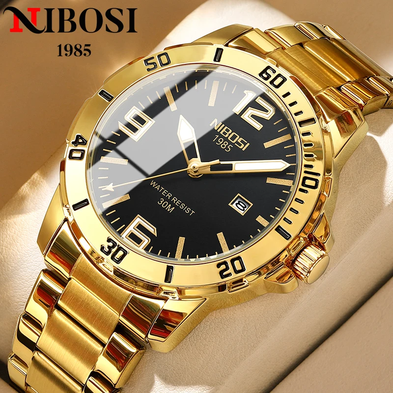 NIBOSI New Luxury Brand Watch For Men Waterproof Stainless Steel Sports Leisure Men Watch Calendar Watch Relojes Para Hombres
NIBOSI New Luxury Brand Watch For Men Waterproof Stainless Steel Sports Leisure Men Watch Calendar Watch Relojes Para Hombres