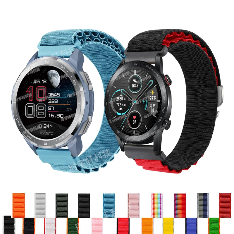 Ремешок нейлоновый для наручных часов Honor Watch GS Pro/GS 3 сменный Браслет смарт-часов