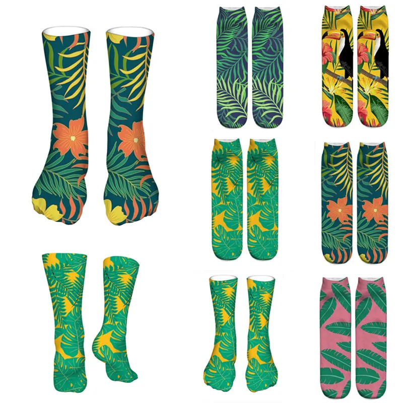 3D Printing Leaves And Birds Pattern long Socks Women Unisex Mid High Socks Summer Autumn Casual Comfortable Sport Neutral Sock
3D Printing Leaves And Birds Pattern long Socks Women Unisex Mid High Socks Summer Autumn Casual Comfortable Sport Neutral Sock
