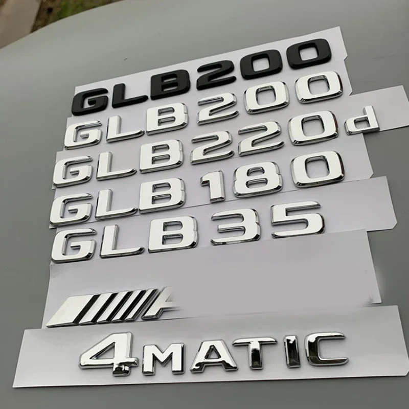3d логотип из АБС-пластика GLB35 GLB200 GLB250 GLB220d эмблема буквы значок на багажник