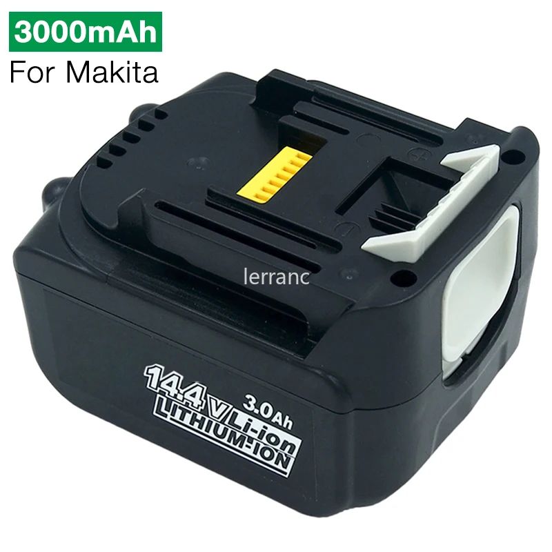 14.4V 3.0Ah 3000mAh Lithium-Ion BL1430 Rechargeable Battery for Makita Cordless Tools BL1440 DA340DRF BDF343 Free post
14.4V 3.0Ah 3000mAh Lithium-Ion BL1430 Rechargeable Battery for Makita Cordless Tools BL1440 DA340DRF BDF343 Free post