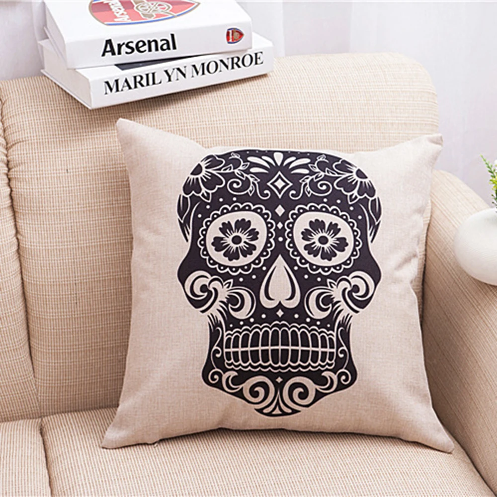 Black Skeletons Cotton Linen 45X45CM Cushion Cover Waist Pillow Case Living Room Chair Sofa Home Decoration
Black Skeletons Cotton Linen 45X45CM Cushion Cover Waist Pillow Case Living Room Chair Sofa Home Decoration