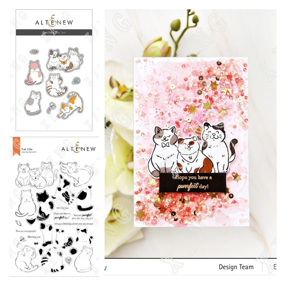 2022 Spring Cat Life Cutting Dies Clear Silicone Stamps Seal Diy Craft Paper Scrpbooking Greeting Card Decoration Embossing Mold
2022 Spring Cat Life Cutting Dies Clear Silicone Stamps Seal Diy Craft Paper Scrpbooking Greeting Card Decoration Embossing Mold