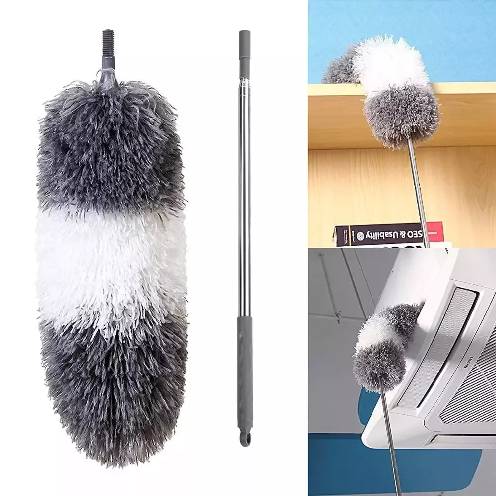 NEW2023 Microfiber Telescoping Duster 100'' Extendable Scratch-Resistant Cover Stainless Steel Pole Bendable Washable
NEW2023 Microfiber Telescoping Duster 100'' Extendable Scratch-Resistant Cover Stainless Steel Pole Bendable Washable